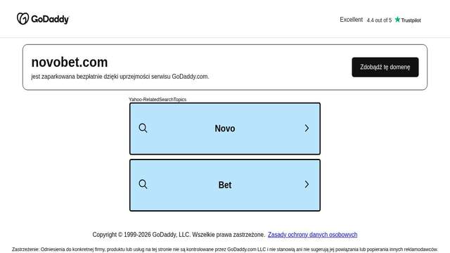 Novobet casino screenshot